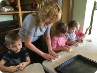Bērnudārza audzēkņu ekskursija uz Tērvetes maizes ceptuvi