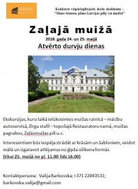 Atvērto durvju dienas Latvijas pilīs un muižās