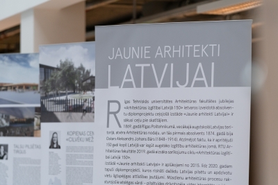 PASAULES ARHITEKTŪRAS DIENĀS RTU ARHITEKTŪRAS FAKULTĀTES VEIDOTĀ IZSTĀDE «JAUNIE ARHITEKTI – LATVIJAI» BŪS SKATĀMA ZAĻENIEKOS