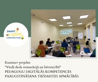 Pedagogu digitālās kompetences paaugstināšana  tiešsaistes apmācībās