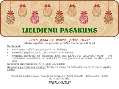 Lieldienu pasākums 2016