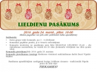 Lieldienu pasākums 2016