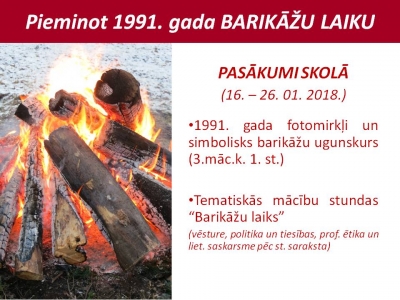 Barikāžu atceres pasākumi