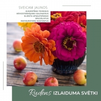 RUDENS IZLAIDUMA SVĒTKI 28/10/2022 plkst.13.00